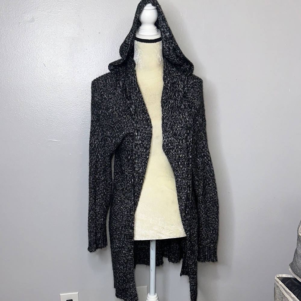 Torrid Charcoal Hooded Cardigan